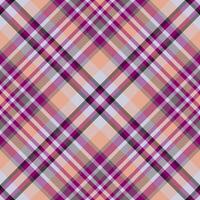 Plaid pattern vector. Check fabric texture. Seamless textile design for clothes, paper print. vector