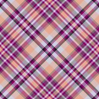 Plaid pattern vector. Check fabric texture. Seamless textile design for clothes, paper print. vector