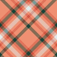 Plaid pattern vector. Check fabric texture. Seamless textile design for clothes, paper print. vector