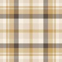 Plaid check pattern. Seamless fabric texture. Tartan textile print. vector