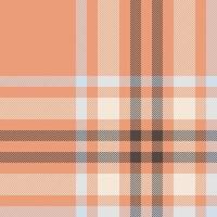 Plaid check pattern. Seamless fabric texture. Tartan textile print. vector