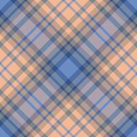 Plaid pattern vector. Check fabric texture. Seamless textile design for clothes, paper print. vector