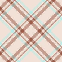 Plaid pattern vector. Check fabric texture. Seamless textile design for clothes, paper print. vector