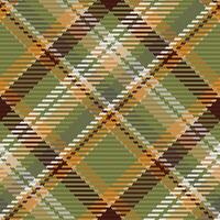 Seamless pattern of scottish tartan plaid. Repeatable background with check fabric texture. Vector backdrop striped textile print.