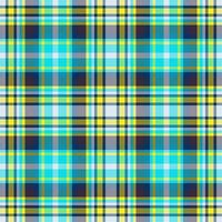 Plaid seamless pattern. Check fabric texture. Vector textile print.