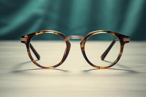 AI generated Managed Girl glasses optician. Generate Ai photo