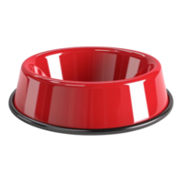 AI generated 3D Rendering of a Dog Food Bowl on Transparent Background - Ai Generated png