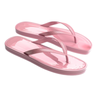 ai gegenereerd 3d renderen van een plastic slippers Aan transparant achtergrond - ai gegenereerd png