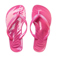 AI generated 3D Rendering of a Plastic Slippers on Transparent Background - Ai Generated png