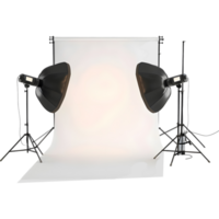 AI generated Studio Lights Setup on Transparent background - Ai Generated png