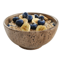 AI generated Oatmeal on Transparent background - Ai Generated png