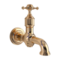 AI generated 3D Rendering of a Water Tap on Transparent Background - Ai Generated png