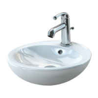 AI generated 3D Rendering of a Water Sink of a Washroom on Transparent Background - Ai Generated png