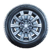 AI generated 3D Rendering of a Car Tire or Rim on Transparent Background - Ai Generated png