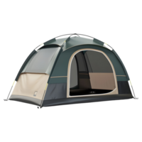 AI generated 3D Rendering of a Camping Tent on Transparent Background - Ai Generated png