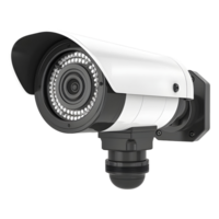 AI generated 3D Rendering of a Safety Security Camera on Transparent Background - Ai Generated png