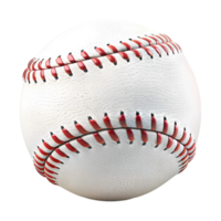 AI generated 3D Rendering of a Baseball on Transparent Background - Ai Generated png