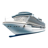 AI generated Cruise Ship on Transparent background - Ai Generated png