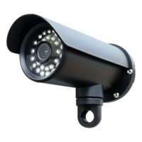 AI generated 3D Rendering of a Safety Security Camera on Transparent Background - Ai Generated png