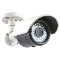 AI generated 3D Rendering of a Safety Security Camera on Transparent Background - Ai Generated png