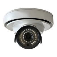 AI generated 3D Rendering of a Safety Security Camera on Transparent Background - Ai Generated png