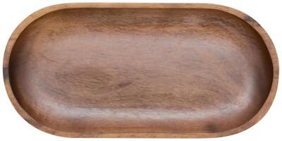 AI generated Top view of empty wooden bowl isolated on background. Clean plate cut out. photo