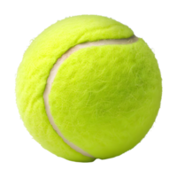 ai generiert 3d Rendern von ein Tennis Ball auf transparent Hintergrund - - ai generiert png