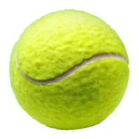 ai gegenereerd 3d renderen van een tennis bal Aan transparant achtergrond - ai gegenereerd png