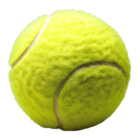 ai generato 3d interpretazione di un' tennis palla su trasparente sfondo - ai generato png