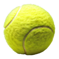 ai genererad 3d tolkning av en tennis boll på transparent bakgrund - ai genererad png