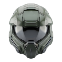 AI generated 3D Rendering of a Army Safety Helmet on Transparent Background - Ai Generated png