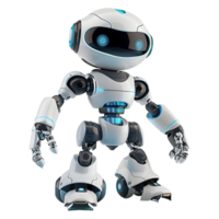 AI generated 3D Rendering of a Modern Robot on Transparent Background - Ai Generated png