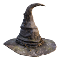 AI generated 3D Rendering of a Witch Magic Hat on Transparent Background - Ai Generated png