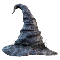 AI generated 3D Rendering of a Witch Magic Hat on Transparent Background - Ai Generated png