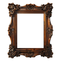 AI generated 3D Rendering of a Picture Frame on Transparent Background - Ai Generated png