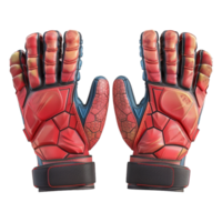 ai gerado futebol goleiro luvas em transparente fundo - ai gerado png