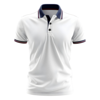 ai généré 3d le rendu de une polo chemise pour homme et femme sur transparent Contexte - ai généré png