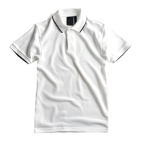 ai generado 3d representación de un polo camisa para hombre y mujer en transparente antecedentes - ai generado png