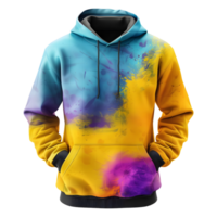 AI generated 3D Rendering of a Winter Hoodie on Transparent Background - Ai Generated png