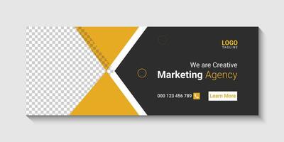 digital marketing corporate social media  web banner design template vector