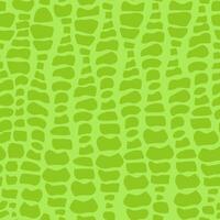 Green dinosaur skin seamless pattern vector