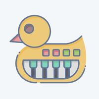 Icon Synthesizer. related to Kindergarten symbol. doodle style. simple design editable. simple illustration vector