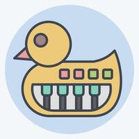 Icon Synthesizer. related to Kindergarten symbol. color mate style. simple design editable. simple illustration vector