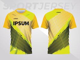 resumen amarillo antecedentes y modelo para deporte jersey diseño vector