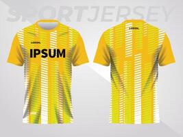 resumen amarillo antecedentes y modelo para deporte jersey diseño vector