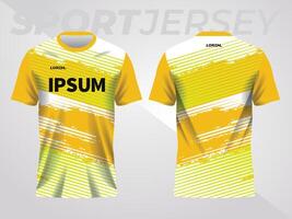 resumen amarillo antecedentes y modelo para deporte jersey diseño vector