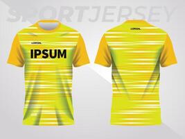 resumen amarillo antecedentes y modelo para deporte jersey diseño vector