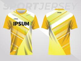 resumen amarillo antecedentes y modelo para deporte jersey diseño vector