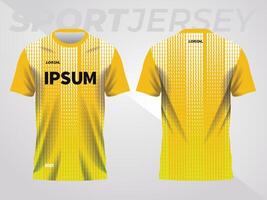 resumen amarillo antecedentes y modelo para deporte jersey diseño vector