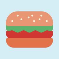 Junk food icon vector